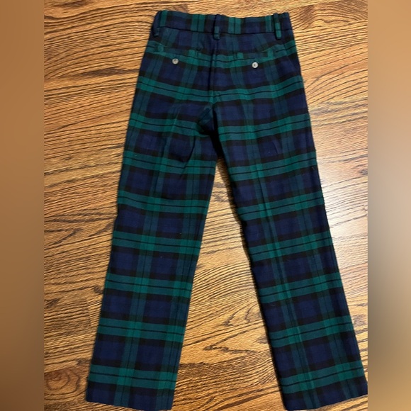 Janie and Jack size 7 black watch tartan plaid pants - Picture 3 of 3